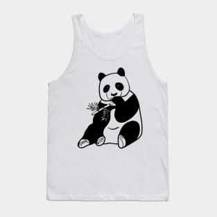 Stick figure panda Tank Top